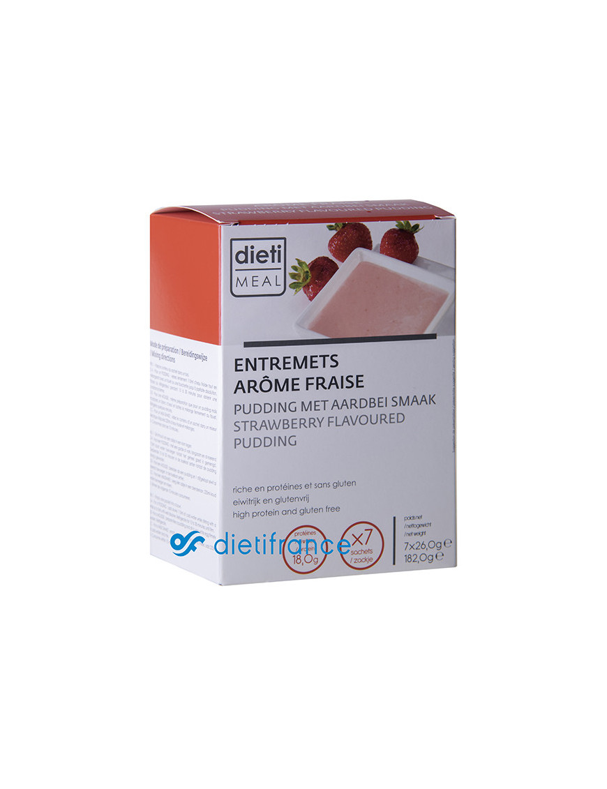 Mousse proteica alla fragola