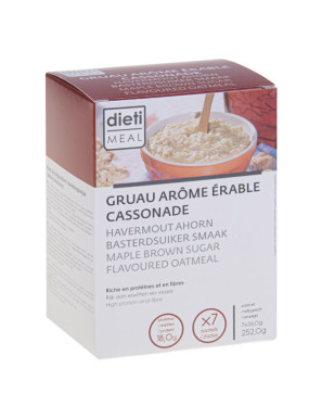 Porridge proteico gusto acero e zucchero di canna